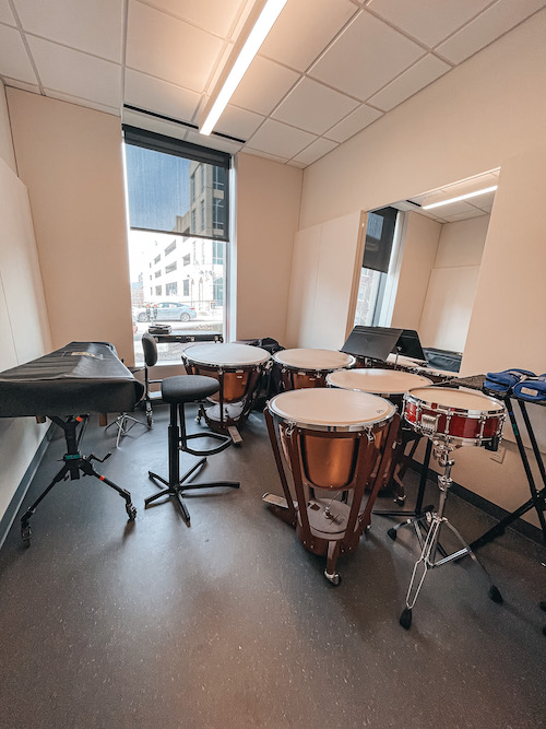 percussion practice room 