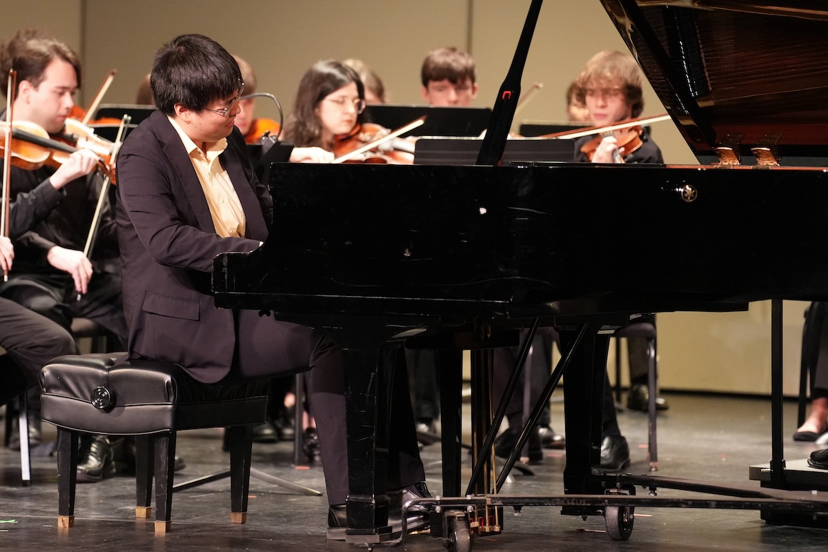 Piano soloist with University Symphony Orchestra