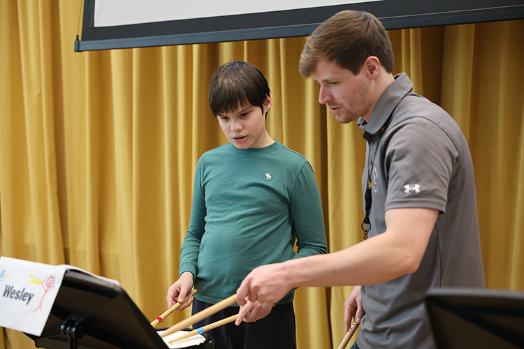 Sound Explorers drum practice