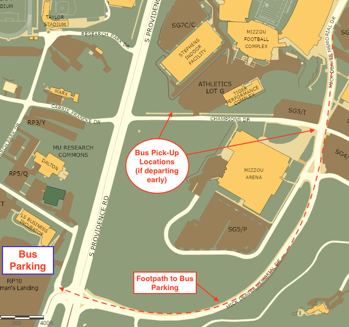 Bus Pick-Up Locations