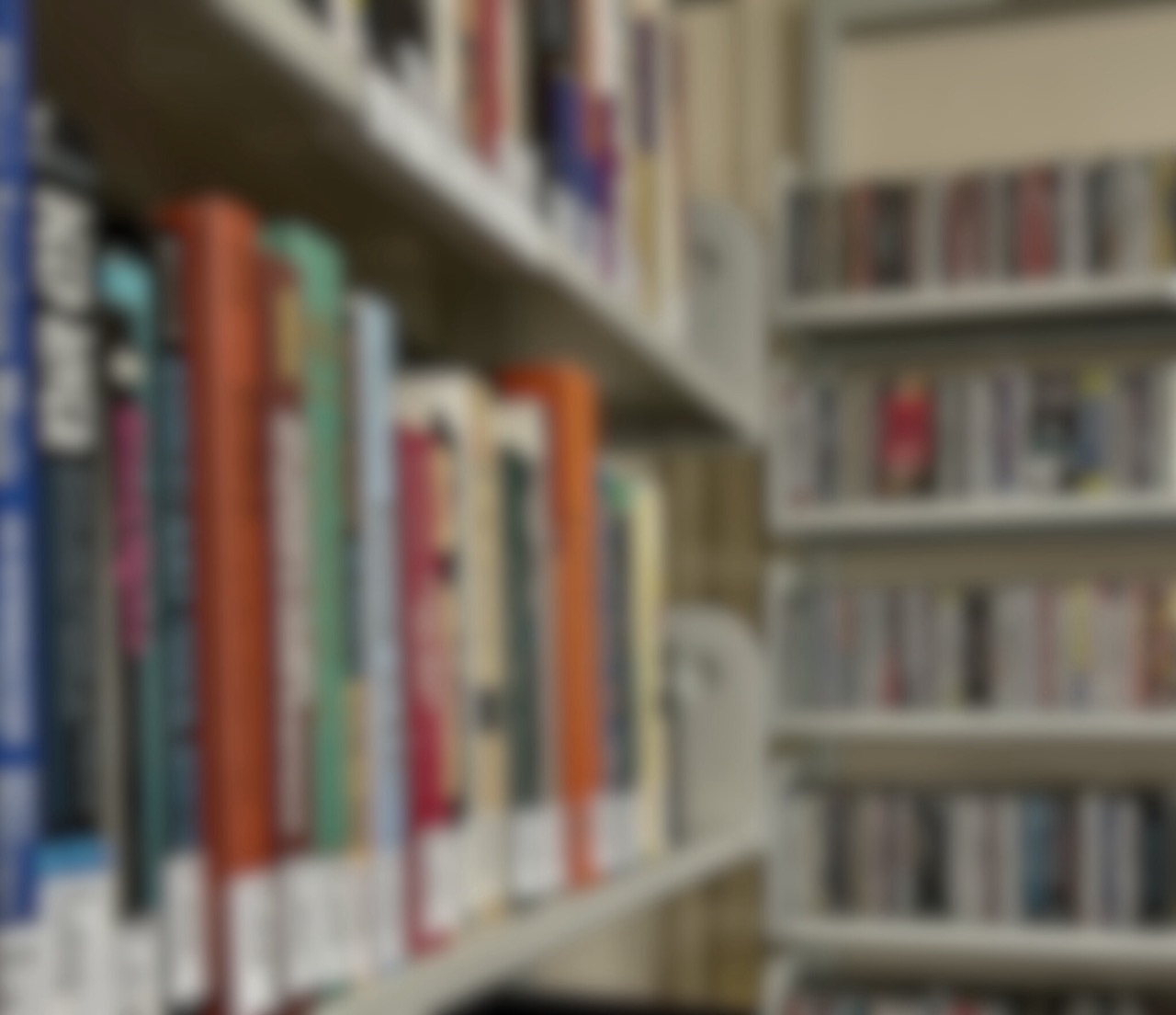 A photo of books in the budds center