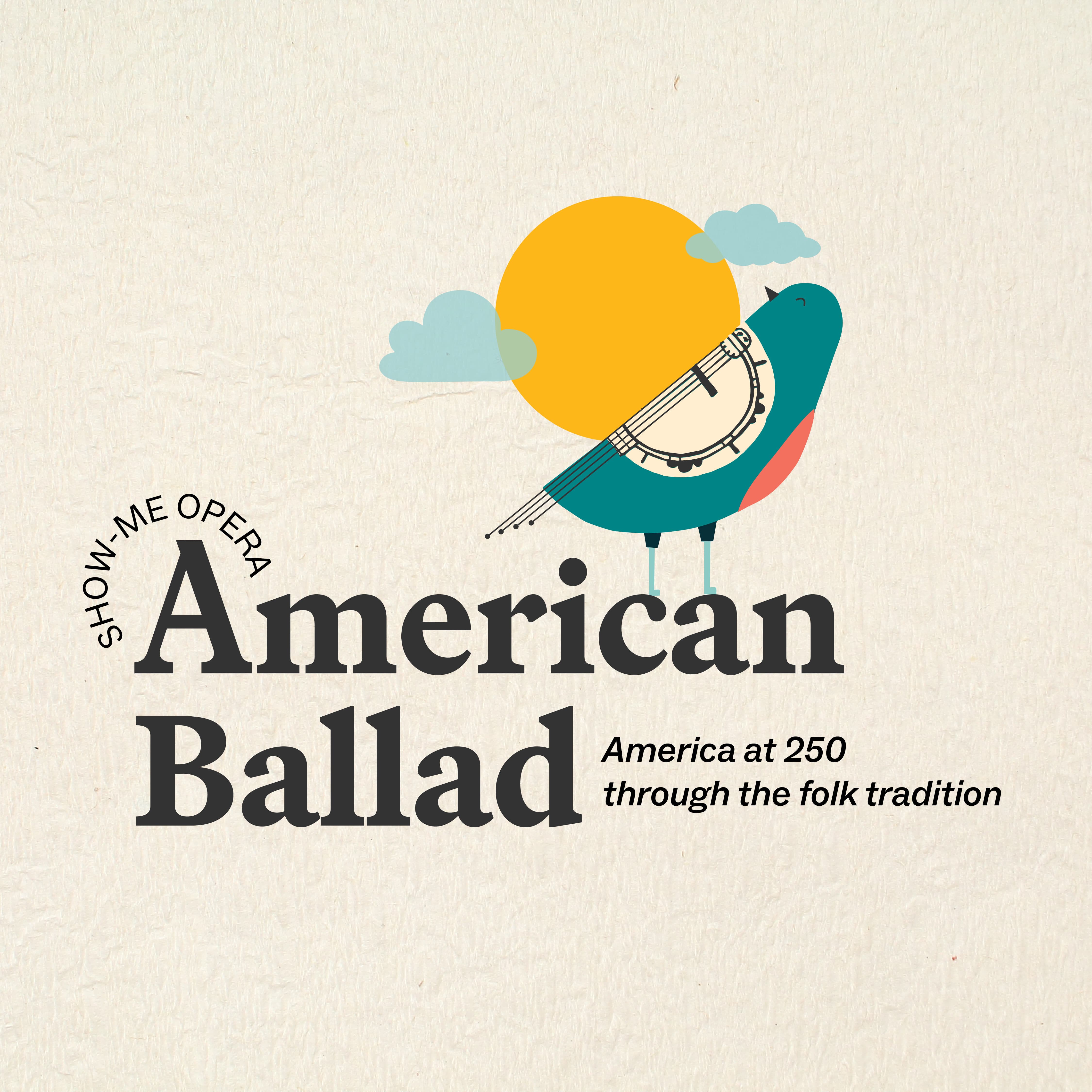 a bird guitar sitting by the sun and clouds