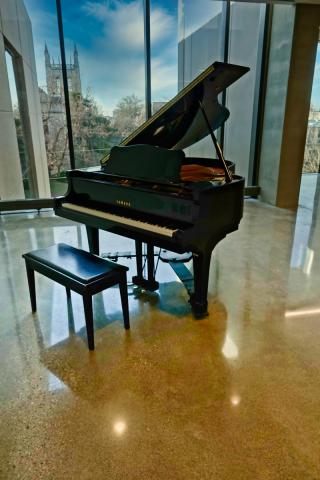 Piano in SMC lobby