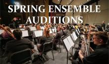 Spring Ensemble Auditions