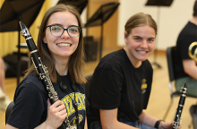 Abby Harris and her mentor