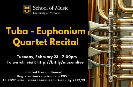 Slide for tuba euphonium concert