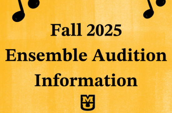 Fall 2025 Ensemble Audition Information